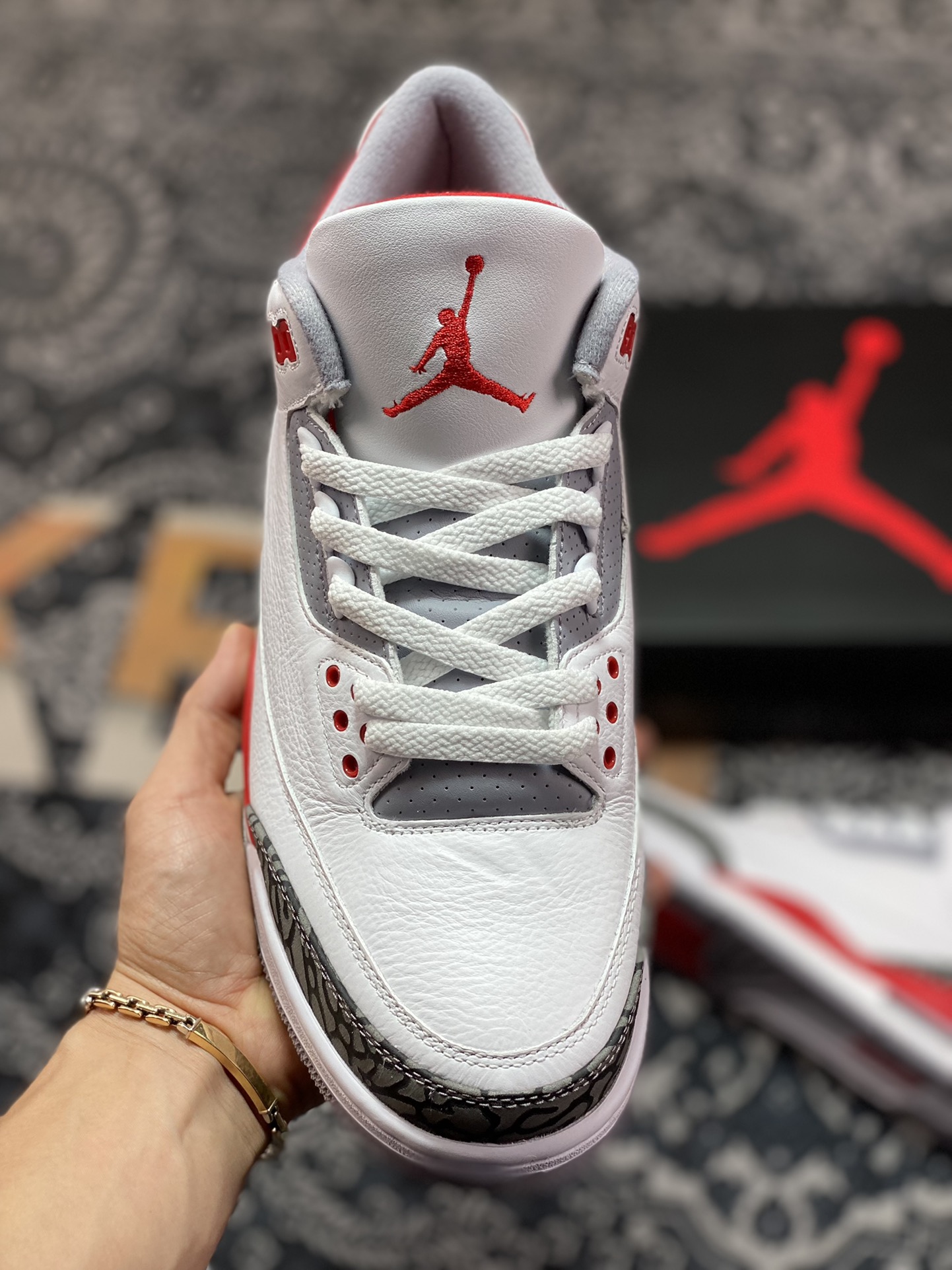 Air Jordan 3 Retro ”Fire Red” Flame Red Color DN3707-160