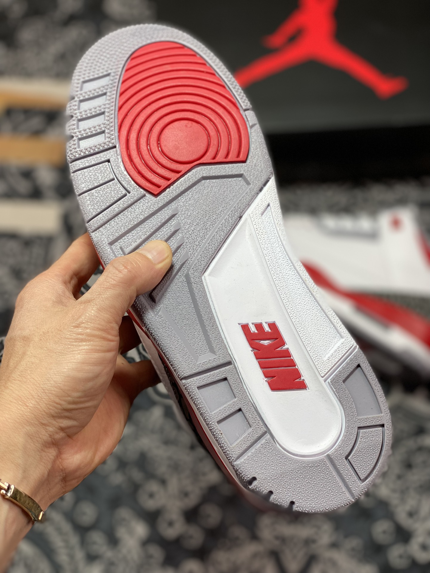 Air Jordan 3 Retro ”Fire Red” Flame Red Color DN3707-160
