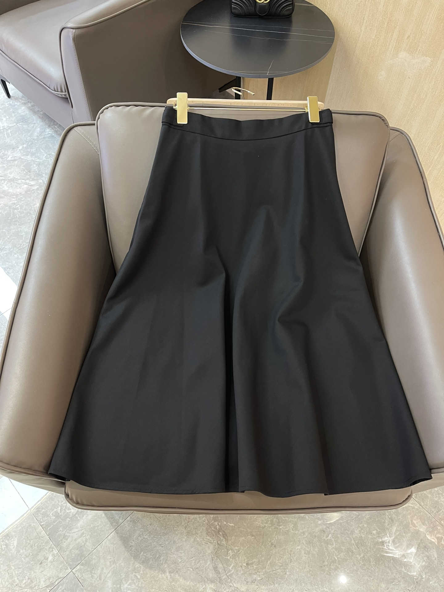 KZ008#新款半裙TB最新款西装料长半裙灰色黑色36-38-40-42