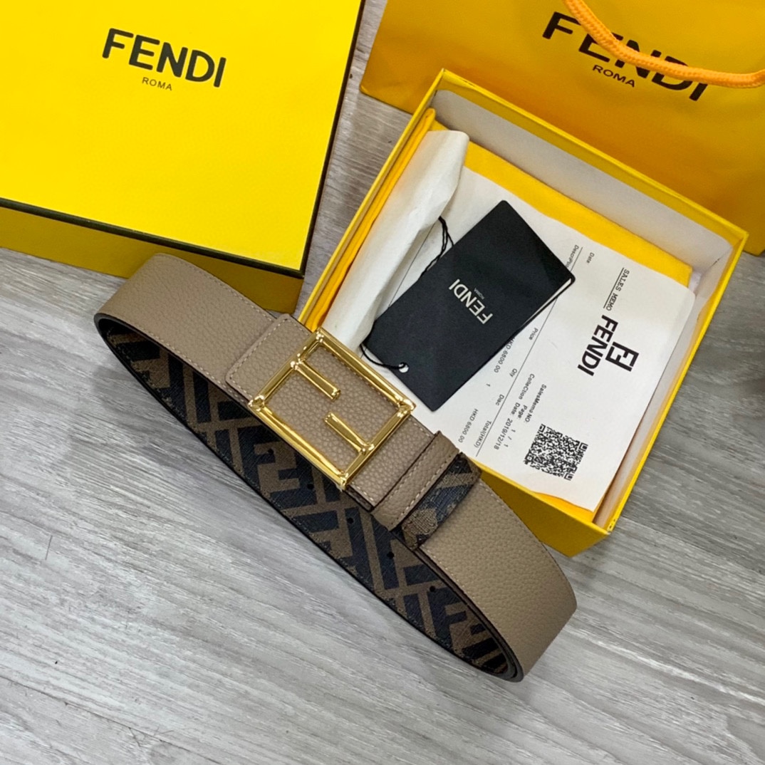 FENDI芬迪专柜同款宽4.0CM双