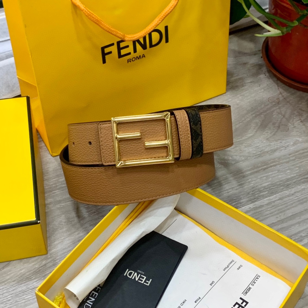 FENDI芬迪专柜同款宽4.0CM双