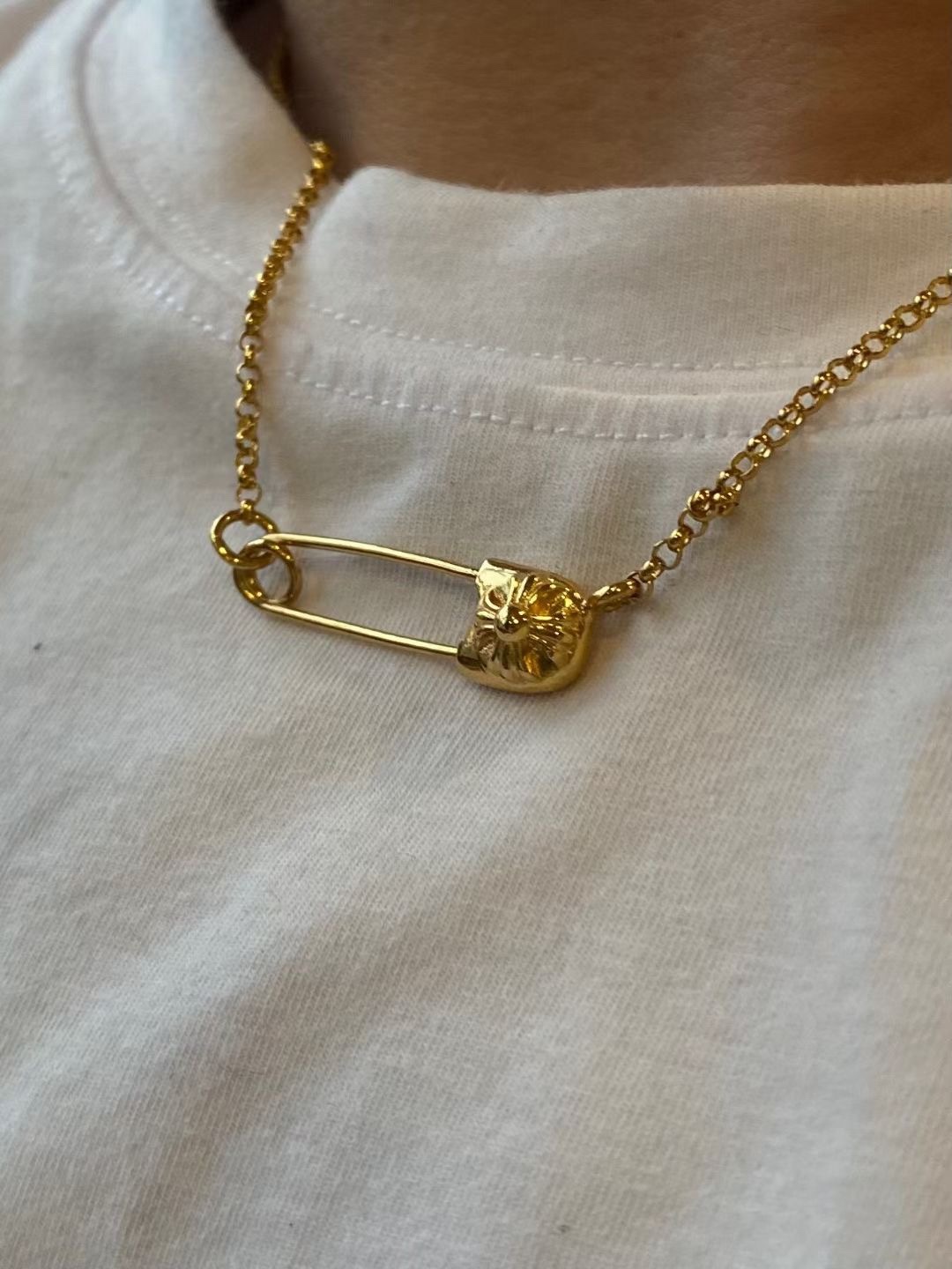 Gold-plated custom with diamond setting