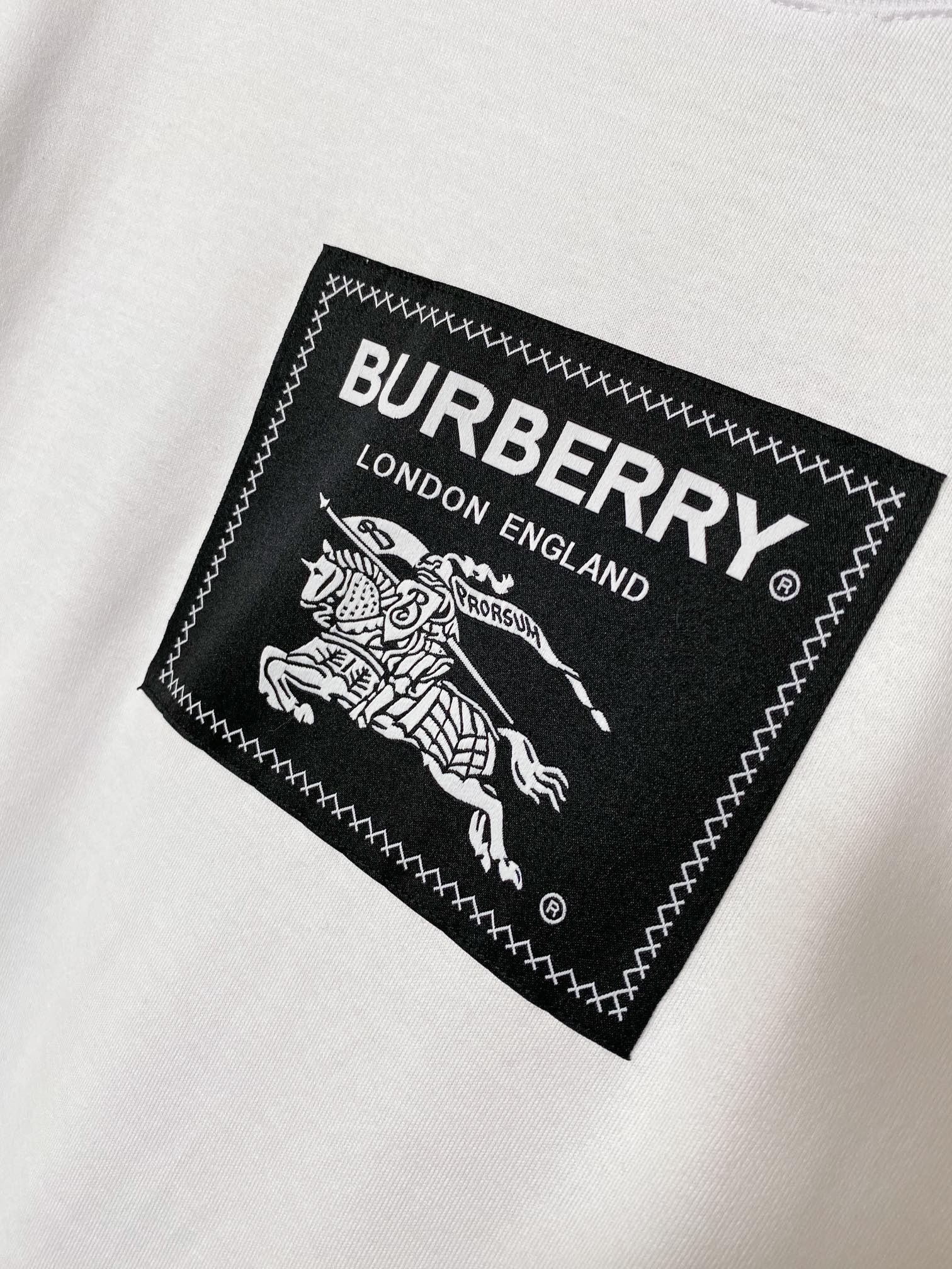 Burberry BBR 巴宝莉 BUR Prorsum 标签棉质短袖T恤