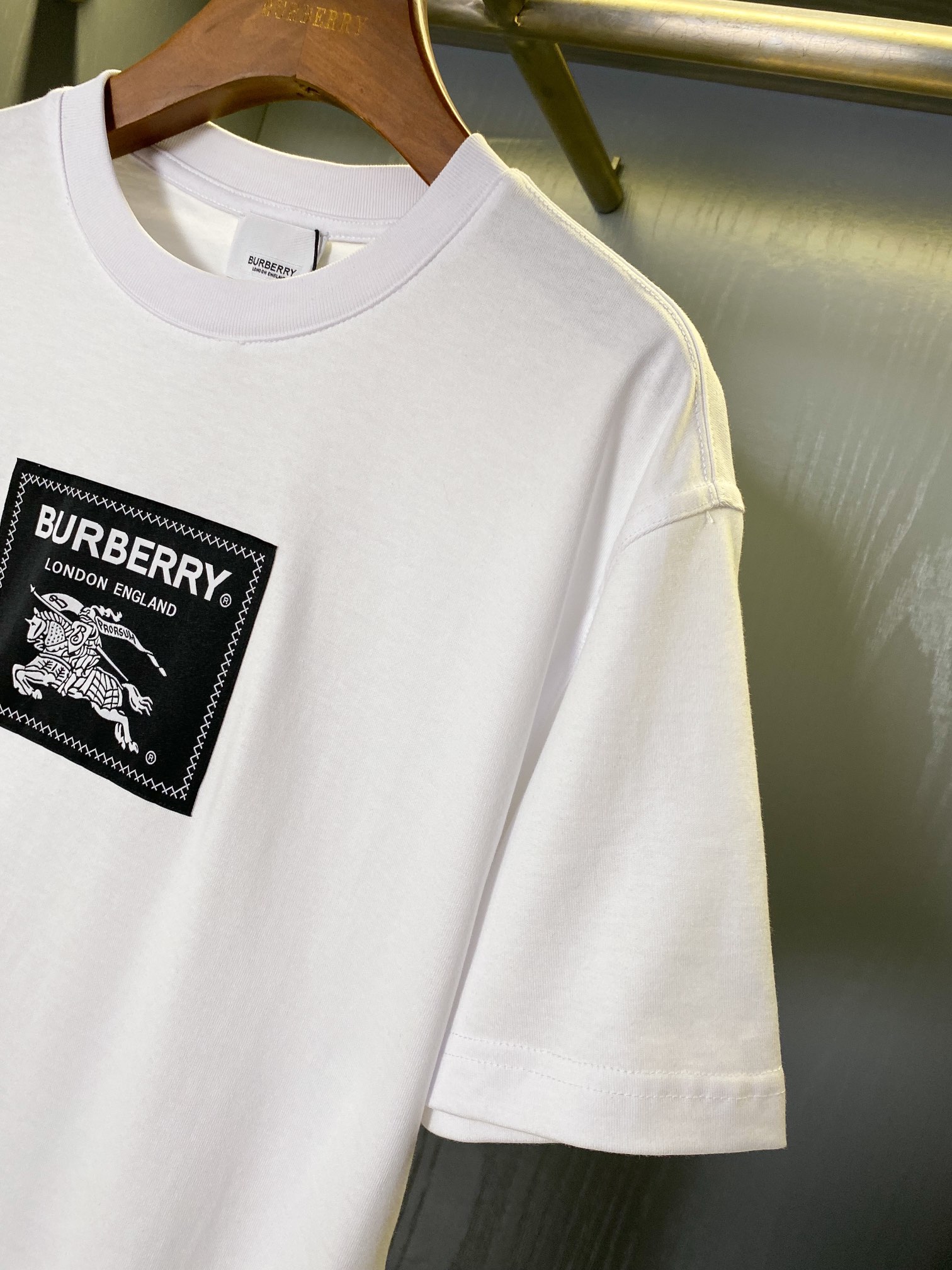 Burberry BBR 巴宝莉 BUR Prorsum 标签棉质短袖T恤
