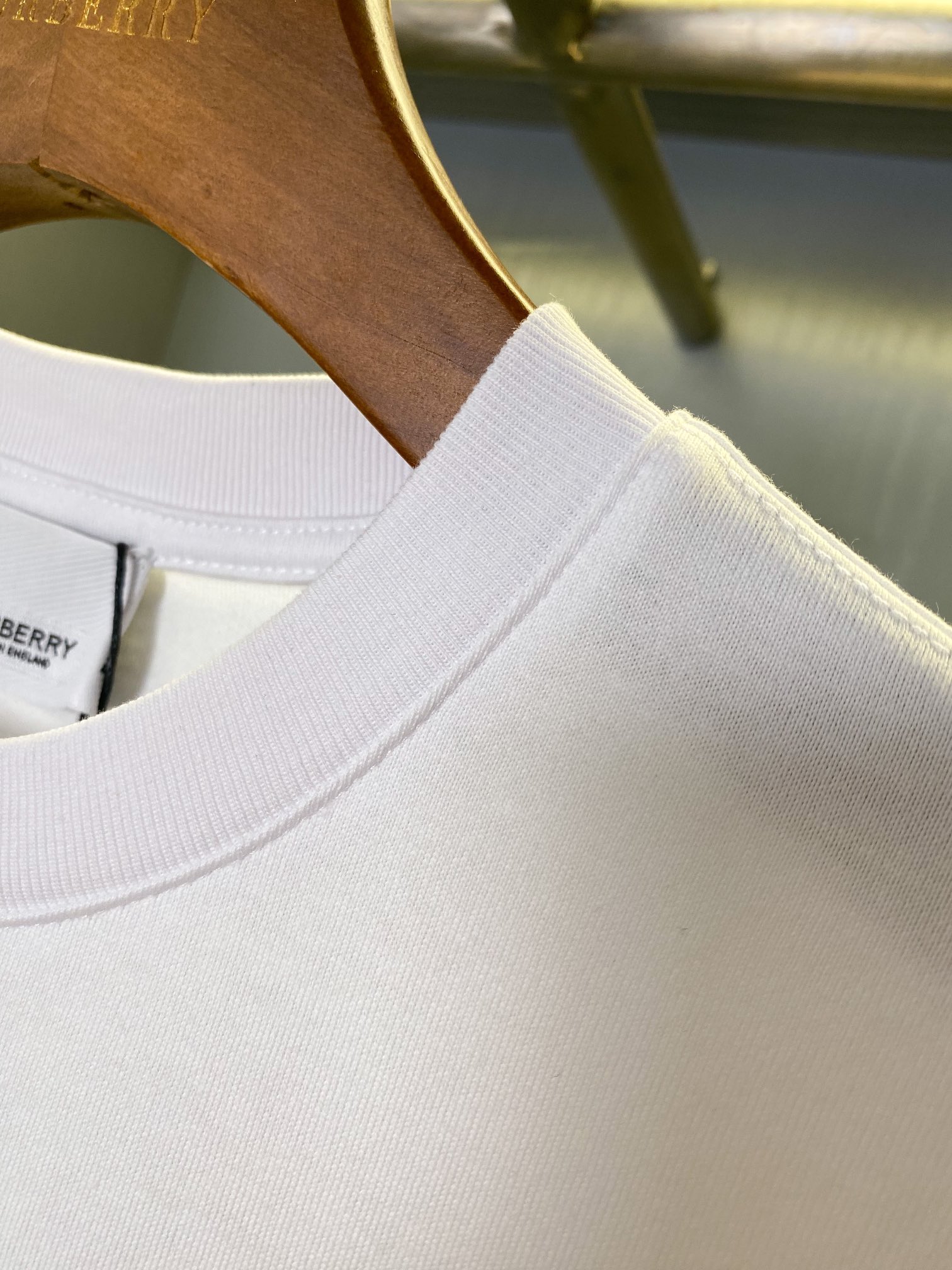 Burberry BBR 巴宝莉 BUR Prorsum 标签棉质短袖T恤