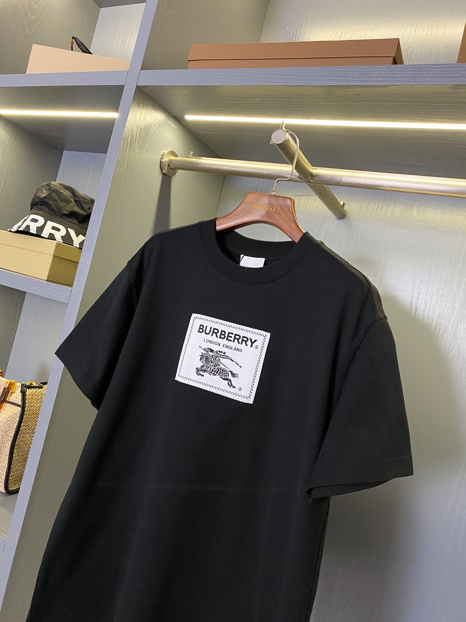 Burberry BBR 巴宝莉 BUR Prorsum 标签棉质短袖T恤