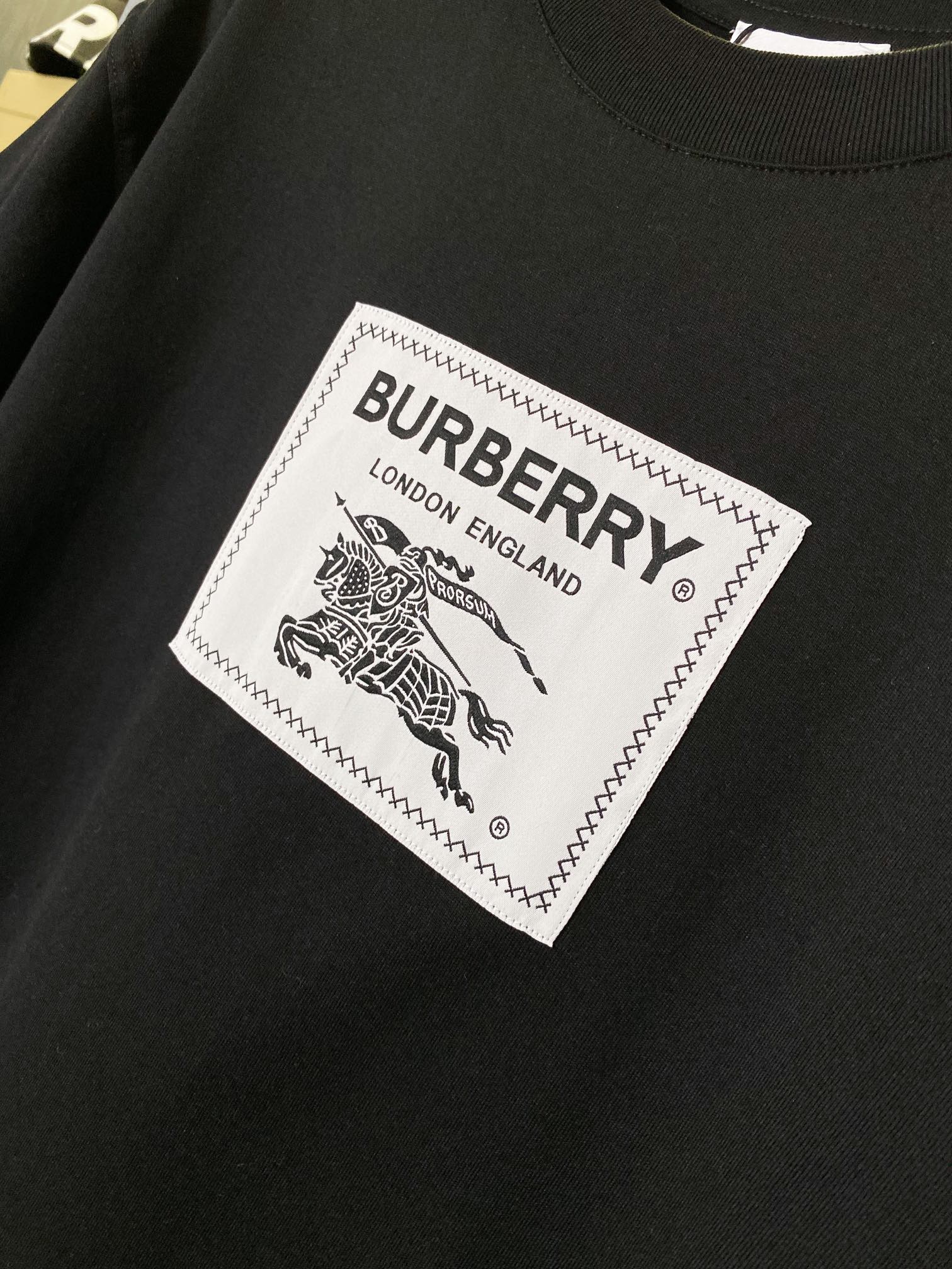 Burberry BBR 巴宝莉 BUR Prorsum 标签棉质短袖T恤