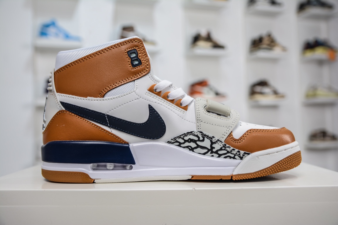 Pure Original Just Don x Air Jordan Legacy 312 Medicine Ball Orange White AQ4160-140