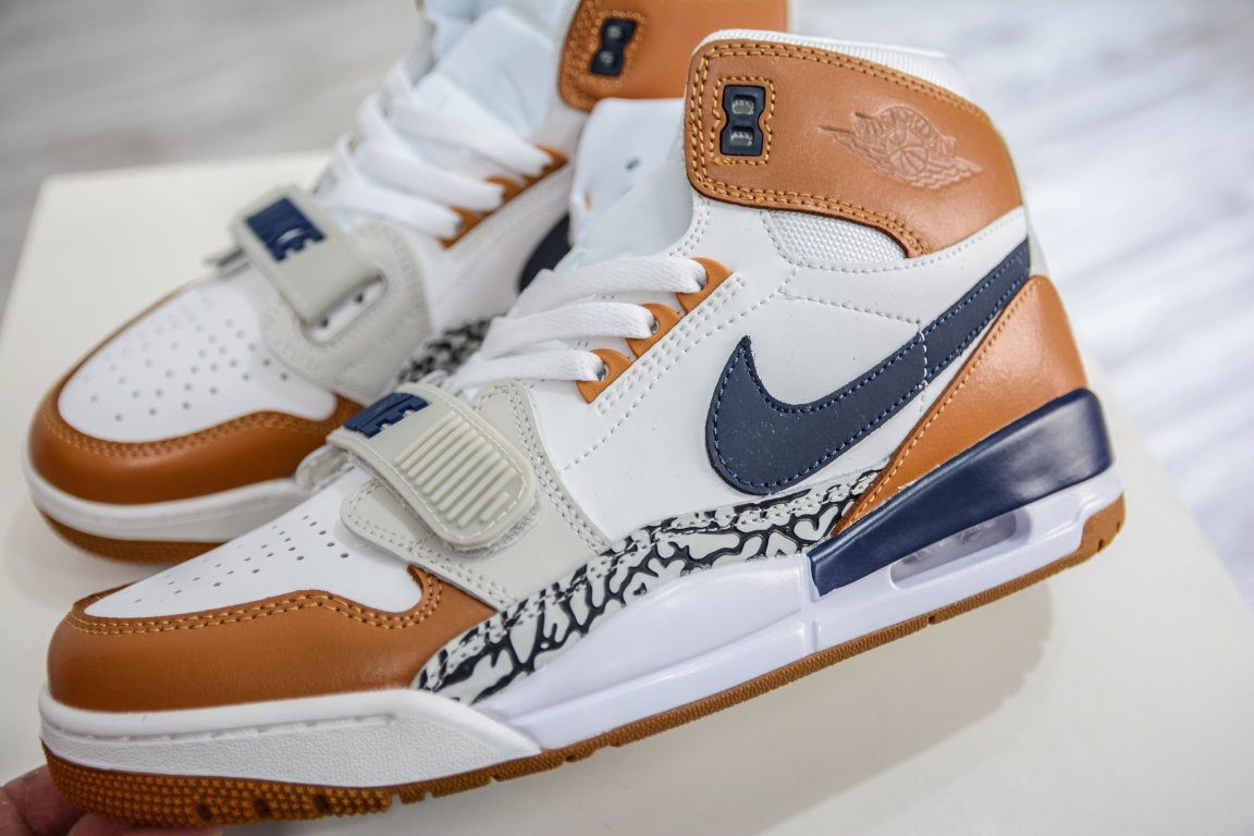 Pure Original Just Don x Air Jordan Legacy 312 Medicine Ball Orange White AQ4160-140