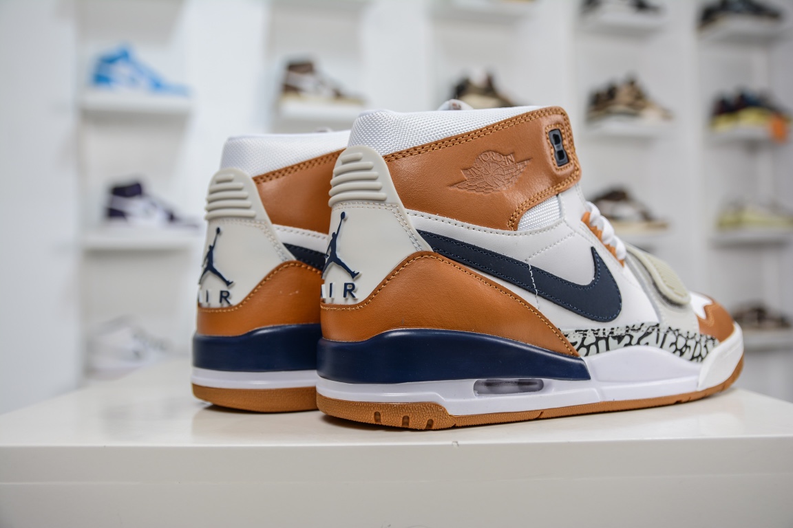Pure Original Just Don x Air Jordan Legacy 312 Medicine Ball Orange White AQ4160-140