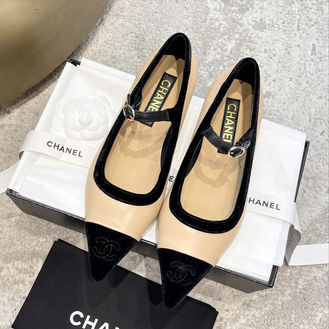 CHANEL Mary Jane лялькавыя туфлі｜лімітаваная версія｜кастомізацыя з матэрыялаў арыгінальнага канала｜99.99% дакладнасць