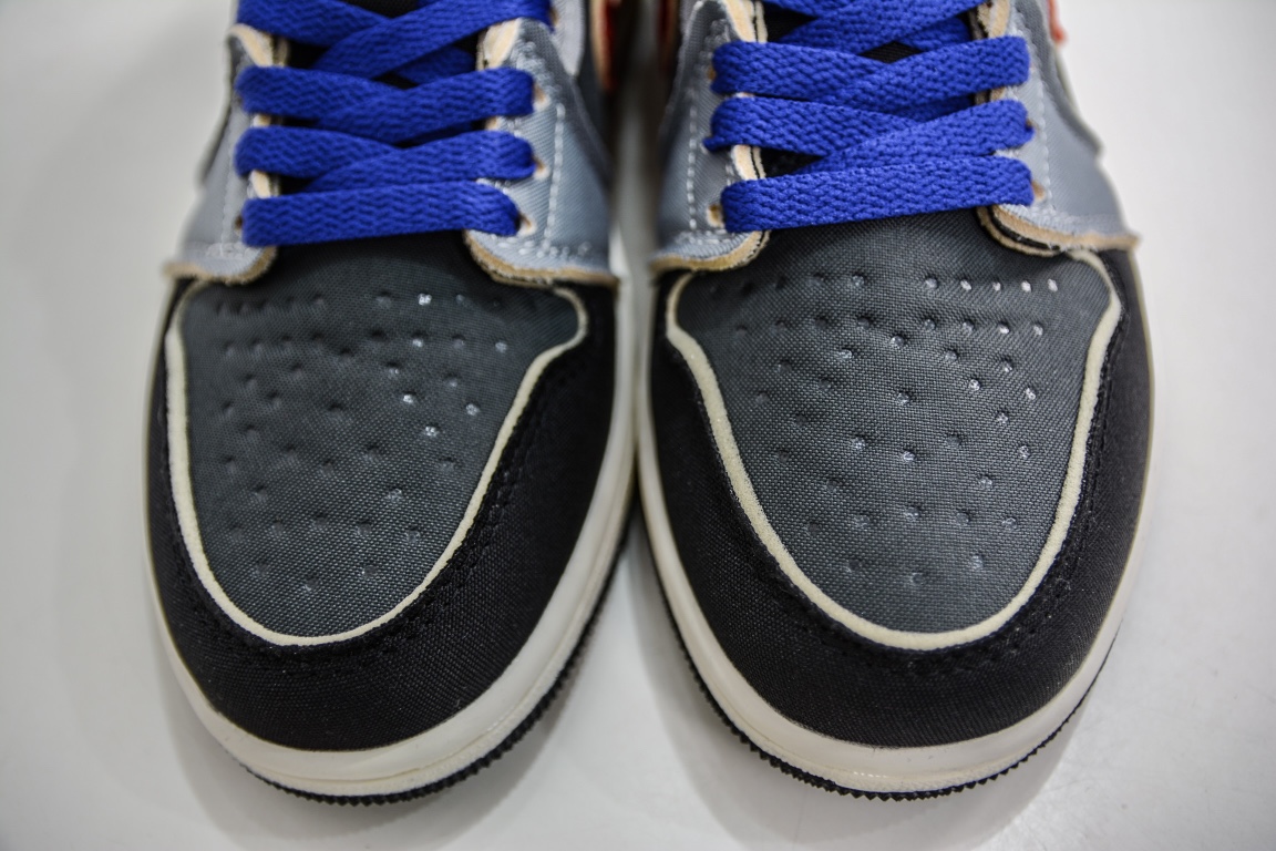 200 原装Air Jordan 1 Retro Low OG EX 黑灰红 DV0982-006