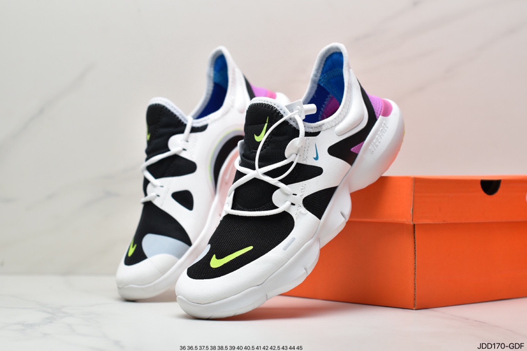 Nike Wmns Free Rn 5.0 2019 Barefoot Super Elastic Outsole Running Shoes AQ1316