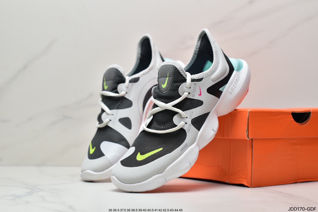 Nike Wmns Free Rn 5.0 2019 Barefoot Super Elastic Outsole Running Shoes AQ1316