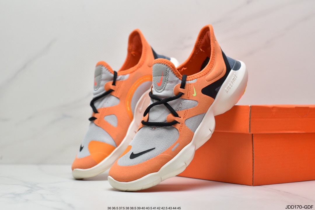 Nike Wmns Free Rn 5.0 2019 Barefoot Super Elastic Outsole Running Shoes AQ1316