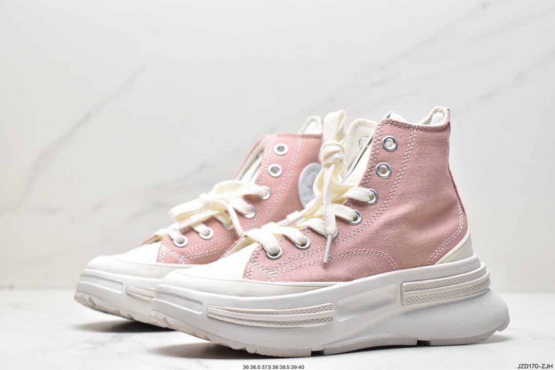 Converse Run Star Legacy 1970 Cx High ”Lemon/Grey/White” Canvas Shoes ”Canvas Lemon Light Yellow White Gray” A00872C