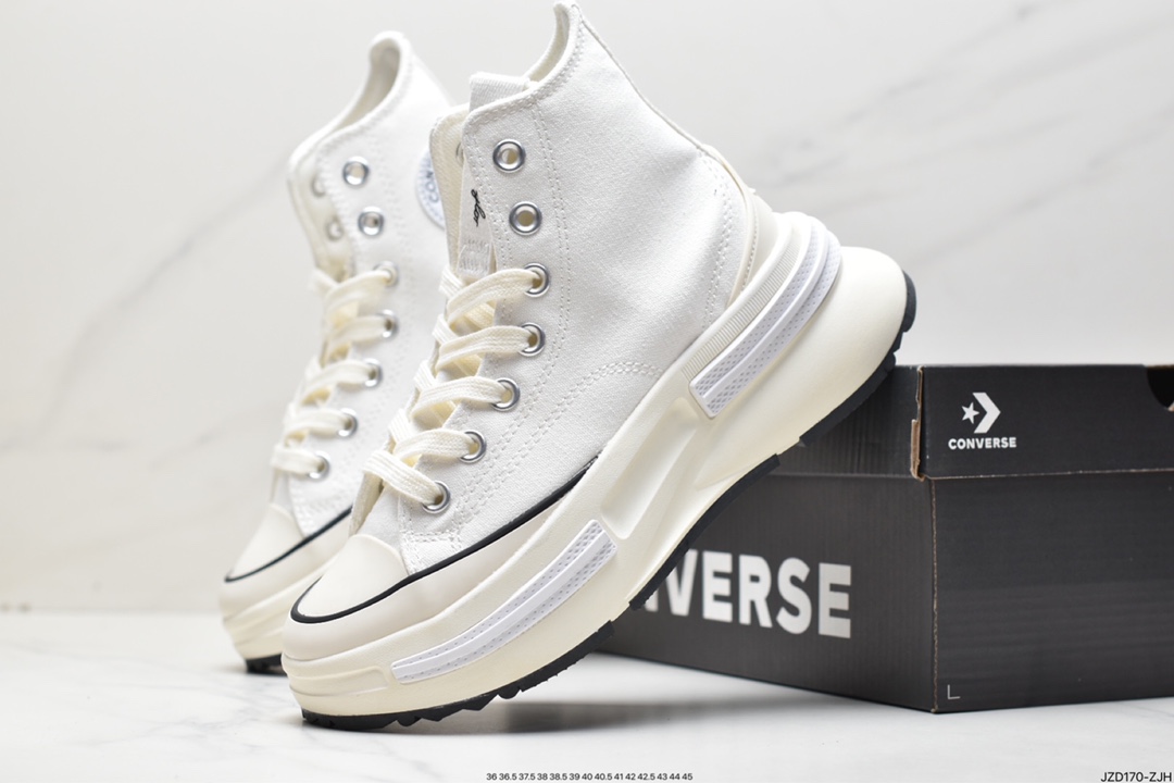 Converse Run Star Legacy 1970 Cx High”Lemon/Grey/White” Canvas Shoes ”Canvas Lemon Light Yellow White Gray” A00872C