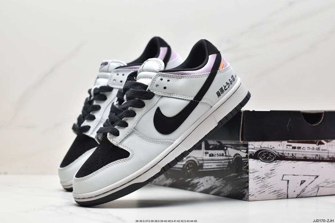 NK SB Dunk Low ”AE86 Fujiwara Tofu Shop” Beige Black Fujiwara Takumi AE1391-086