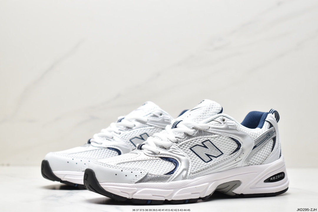 New Balance MR530 series retro dad style mesh running casual sneakers ”Silver Night Blue Black” MR530SG