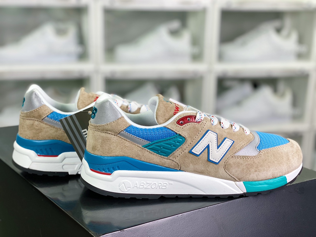 NBNew Balance M998 Made in USA high-end American-made jogging shoes ”Beige Gray Blue Moon” M998CSB