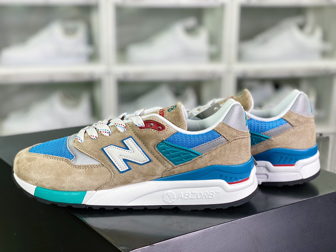 NBNew Balance M998 Made in USA high-end American-made jogging shoes ”Beige Gray Blue Moon” M998CSB