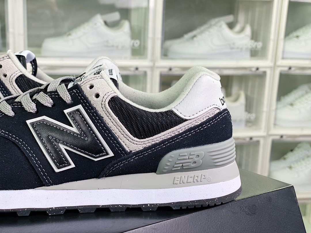 NBNew Balance ML574 series low-top jogging shoes ”fleece black and gray” ML574EVB5