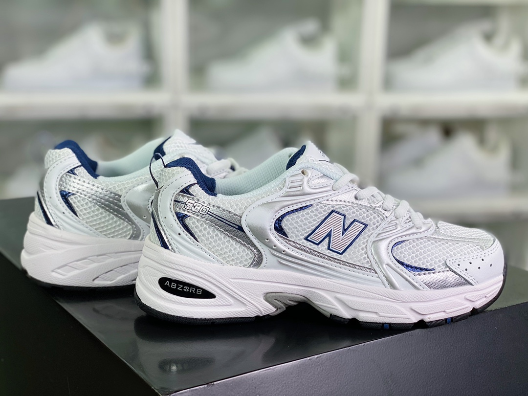 NBNew Balance MR530 series retro dad style mesh shoes ”Silver Night Blue Black” MR530SG