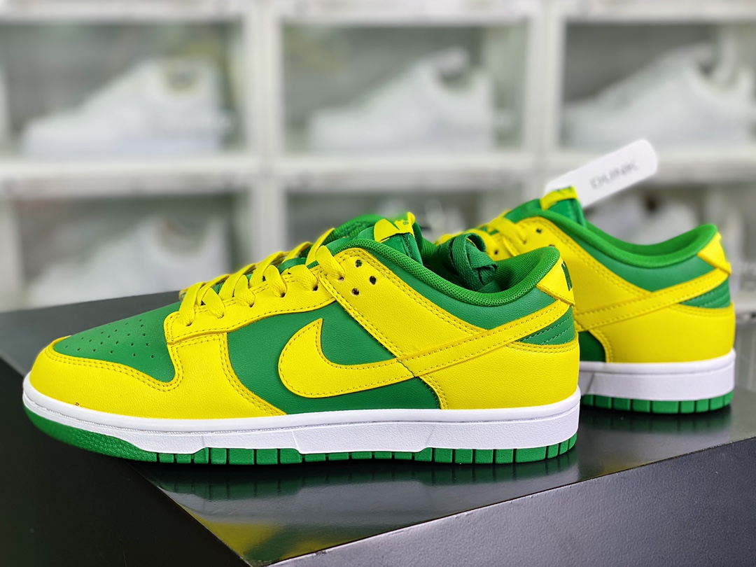 SB Dunk Low ”Reverse Brazil” dunk series low-top sneakers ”Reverse Brazil” DV0833-300