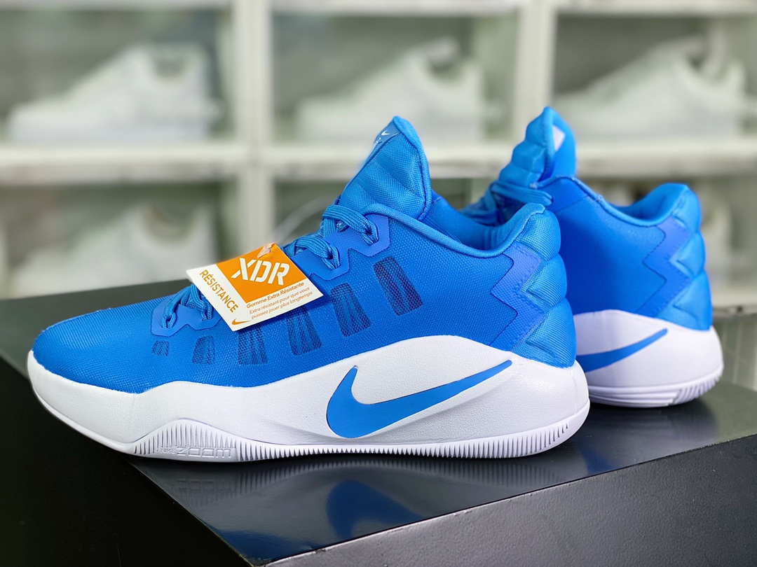HYPERDUNK 2016 LOW EP series low-top lace-up casual sports basketball shoes ”knitted white and blue” 844368-443
