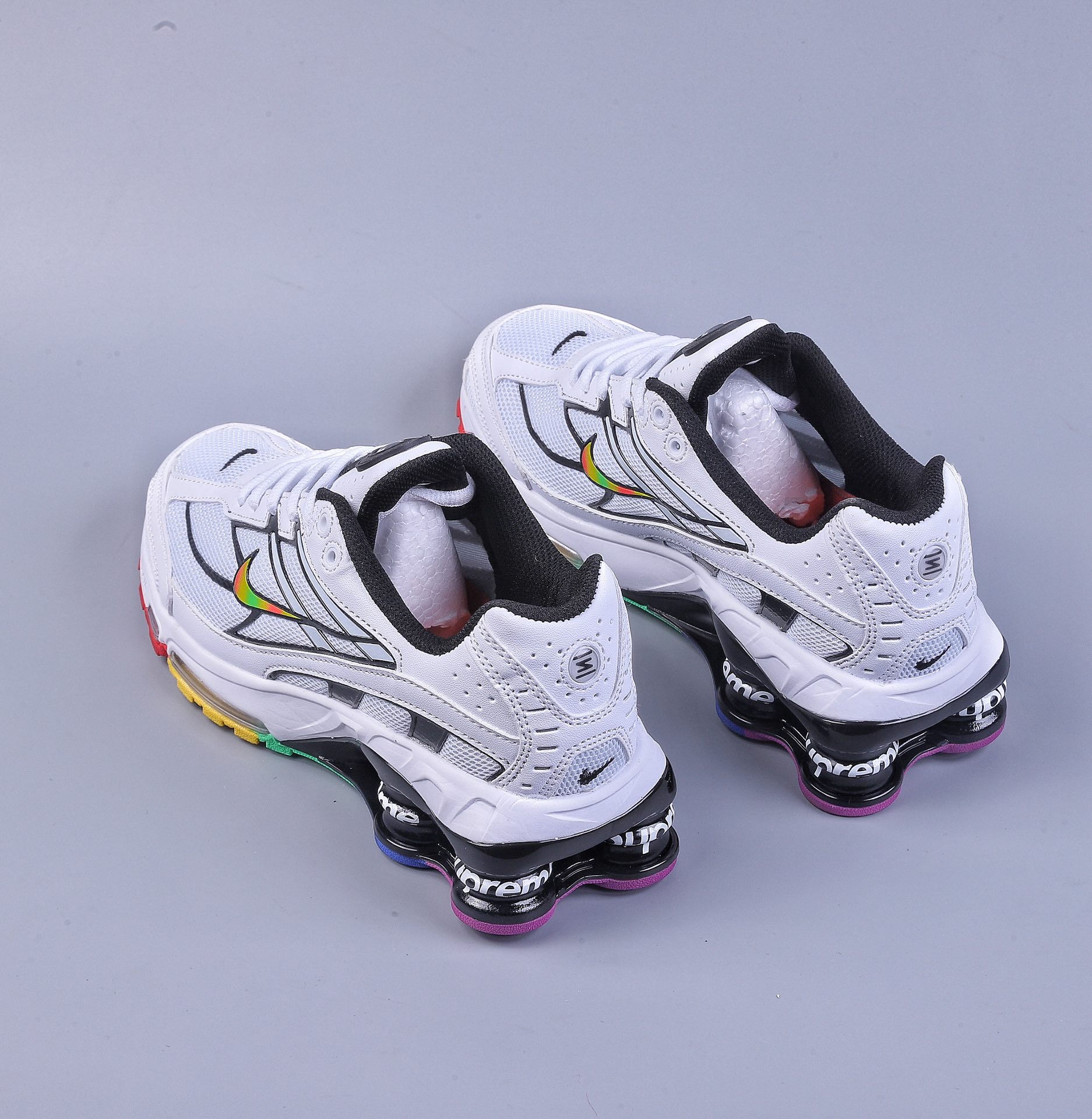 210 Supreme x Nike Shox Ride 2 SP联名扣篮系列休闲运动鞋 DN1615-101