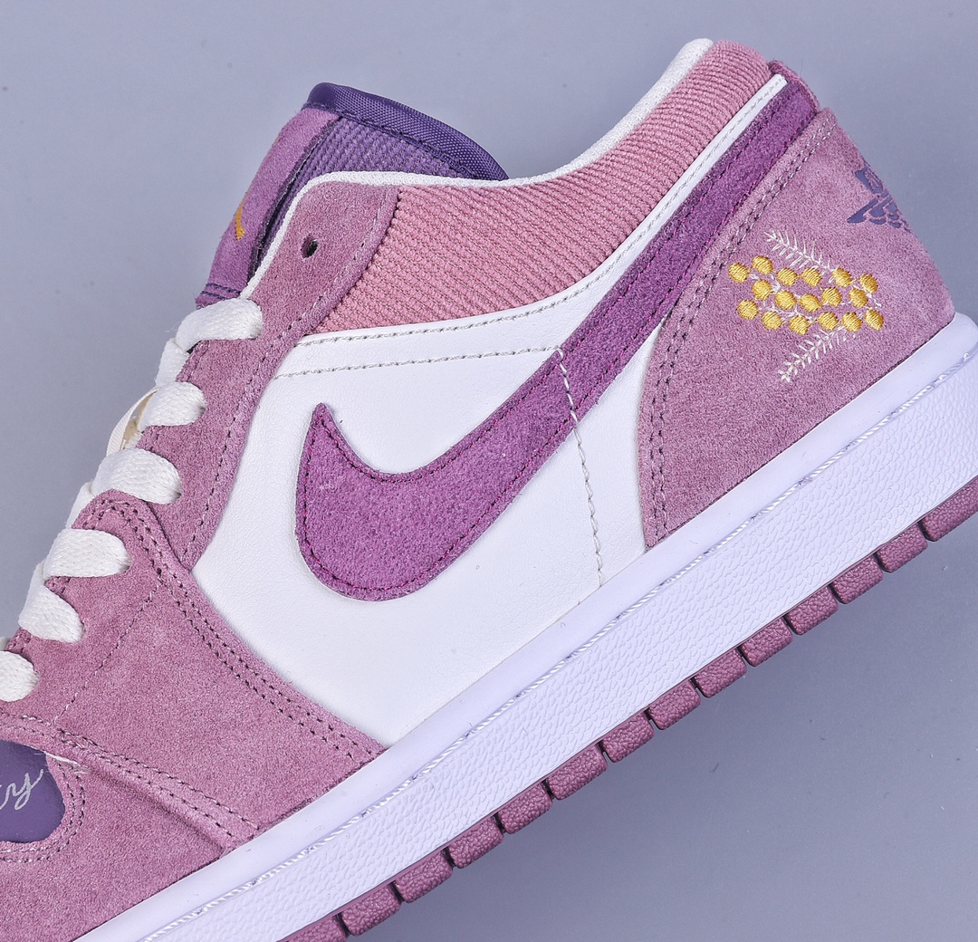 200 Air Jordan 1 Low ”Unity” AJ1 乔1紫色 太阳花 低帮篮球鞋 DR8057-500