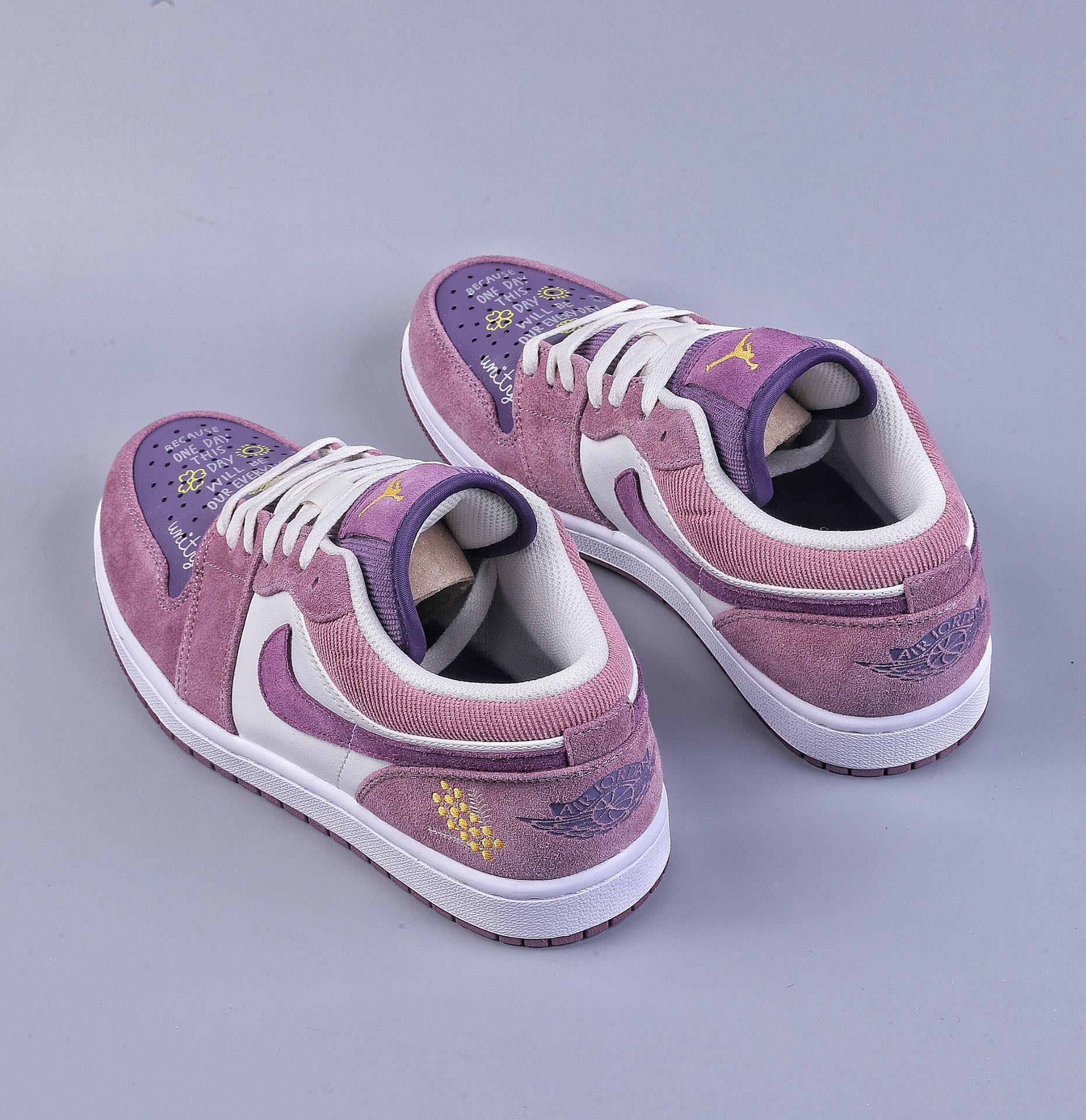 200 Air Jordan 1 Low ”Unity” AJ1 乔1紫色 太阳花 低帮篮球鞋 DR8057-500