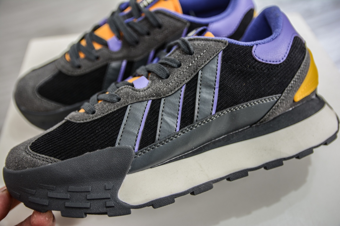 Adidas Neo Futro Mixr ”Grey/Deep Blue/Orange” FM series low-cut sneakers HP9823