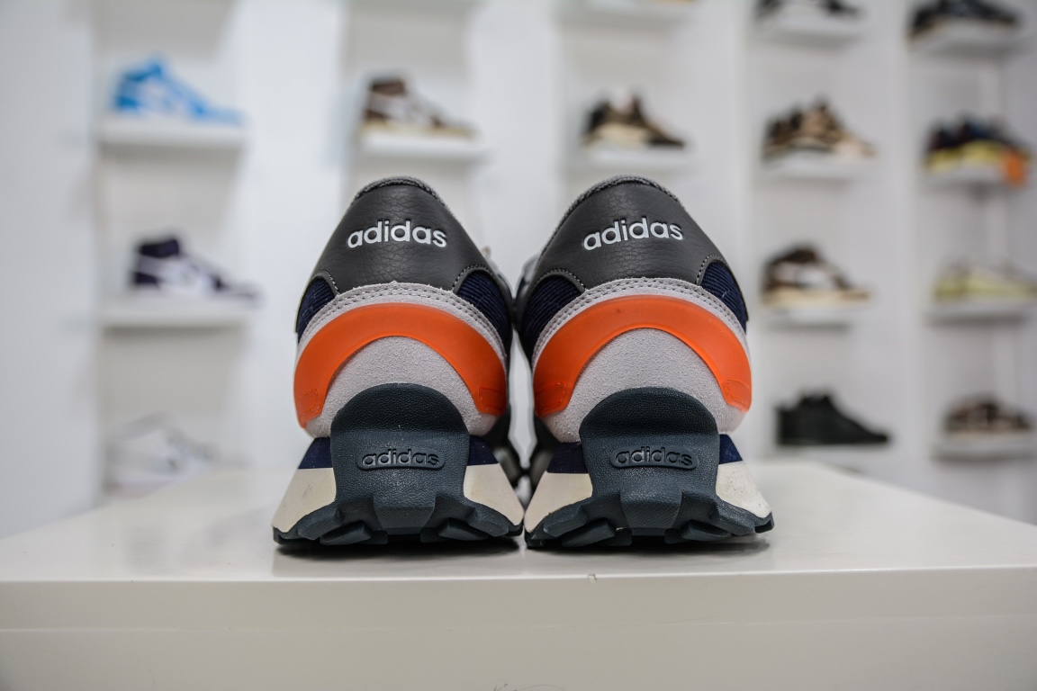 Adidas Neo Futro Mixr ”Grey/Deep Blue/Orange” FM series low-cut light sneakers Hp9825