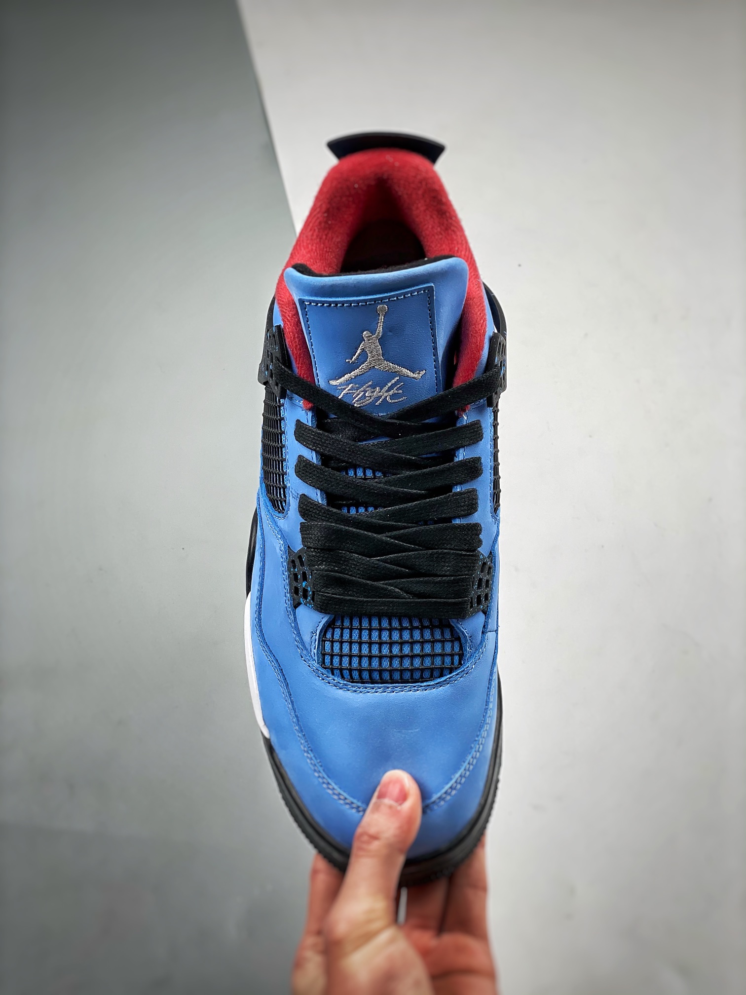 AJ4TS联名蓝麂皮鞋码40-47.