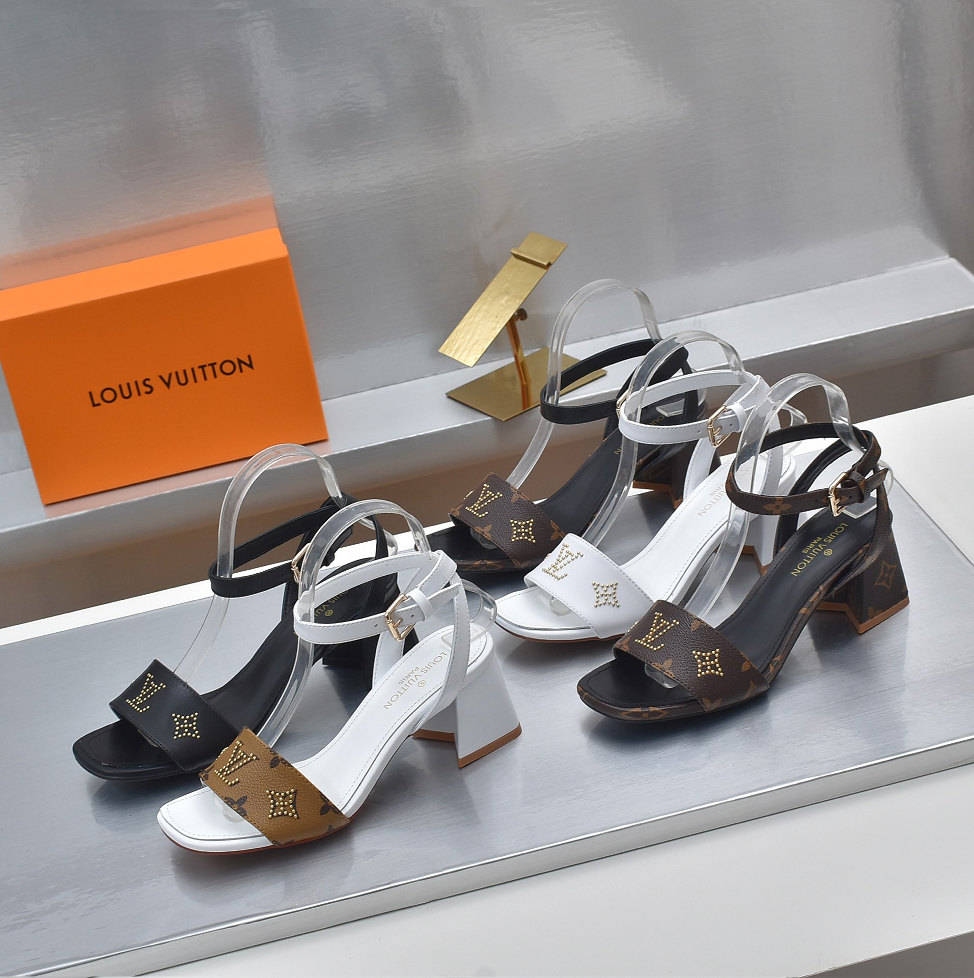 Louis Vuitton Perfect 
 Shoes Sandals Black Rose White Calfskin Cotton Cowhide Goat Skin Rubber Sheepskin Fashion