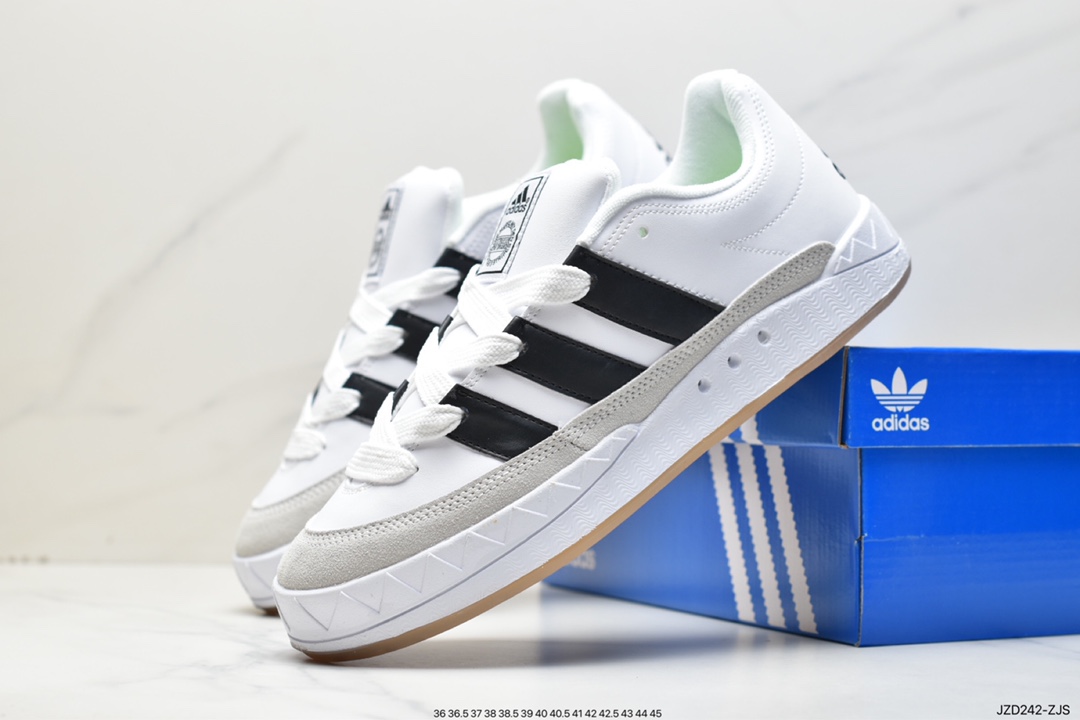 Human Made x Adidas Adimatic Low ”Dust Green” Matic series low-cut sneakers ”Co-branded White Green” DB2912