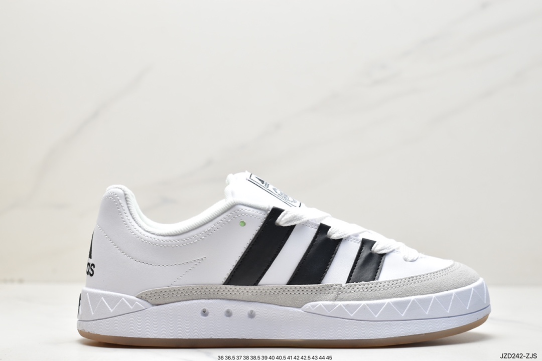 Human Made x Adidas Adimatic Low ”Dust Green” Matic series low-cut sneakers ”Co-branded White Green” DB2912