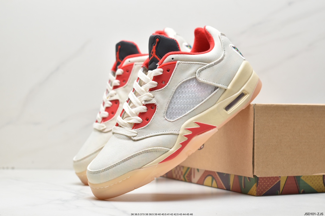 200 Air Jordan 5 Low ”Chinese New Year” AJ5 乔5中国限定 低帮篮球鞋 DD2240-100