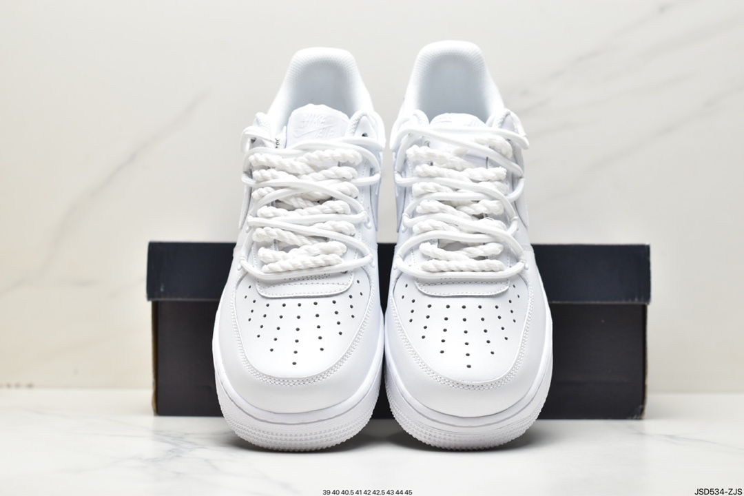 200 Nike Air Force 1 Low 07 LV白棕印花绑带 CV1724-112