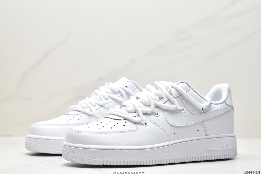 200 Nike Air Force 1 Low 07 LV白棕印花绑带 CV1724-112