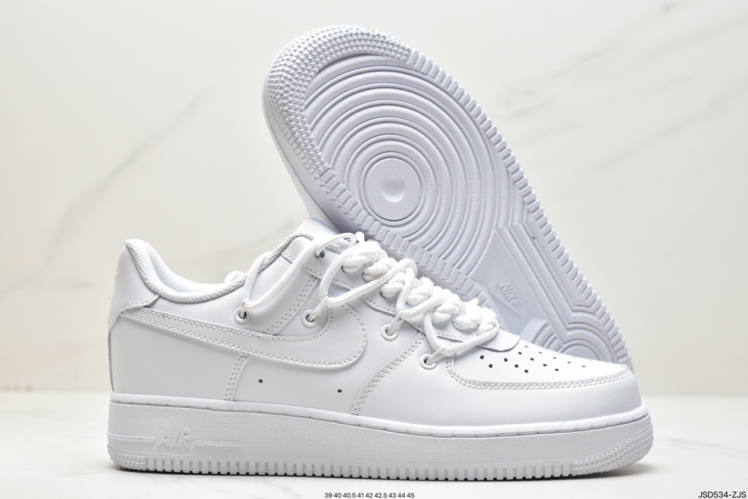 200 Nike Air Force 1 Low 07 LV白棕印花绑带 CV1724-112