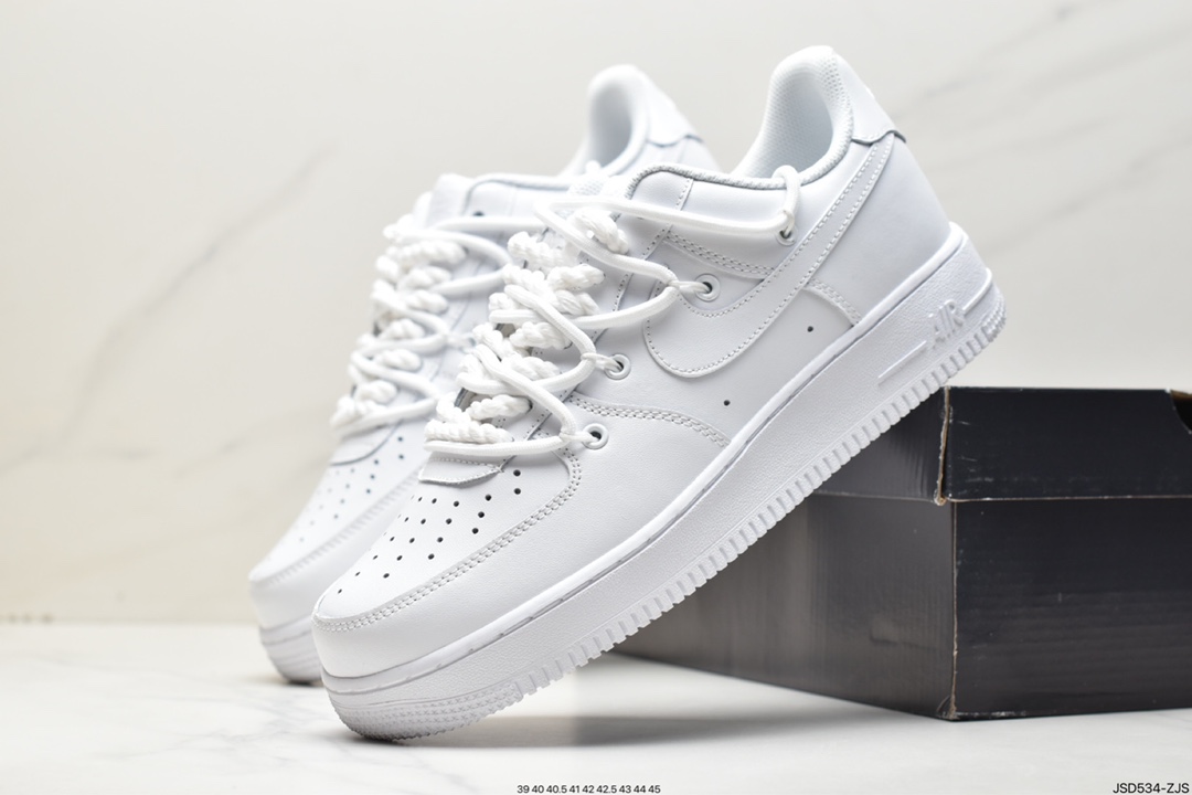 200 Nike Air Force 1 Low 07 LV白棕印花绑带 CV1724-112