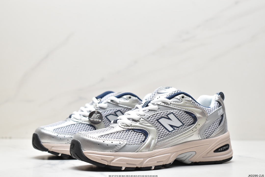 New Balance MR530 series retro dad-style sneakers ”Silver Night Blue Black” MR530KA