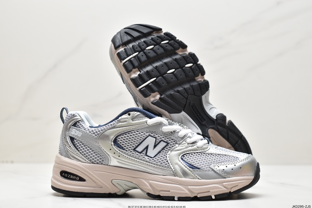 New Balance MR530 series retro dad-style sneakers ”Silver Night Blue Black” MR530KA