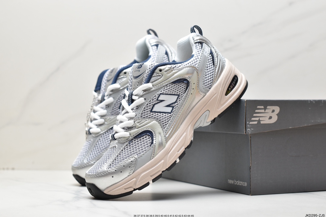 New Balance MR530 series retro dad-style sneakers ”Silver Night Blue Black” MR530KA