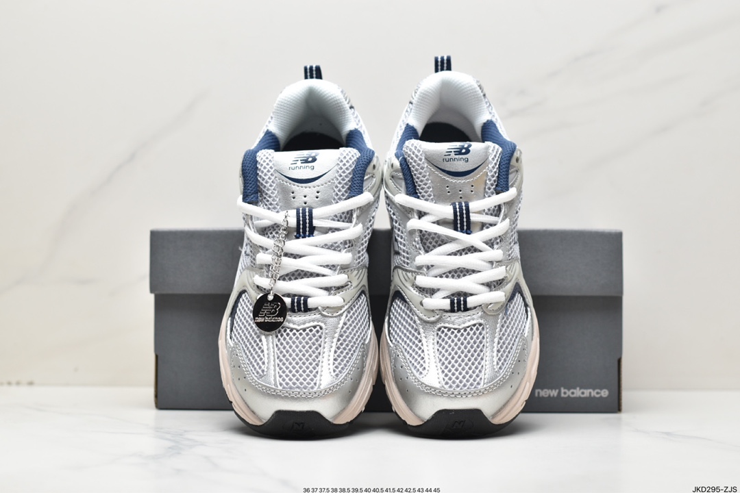 New Balance MR530 series retro dad-style sneakers ”Silver Night Blue Black” MR530KA