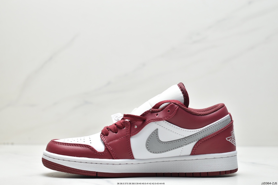 130 Air Jordan 1 Low ”Bordeaux” AJ1 乔1波尔多红 低帮篮球鞋 553558-615