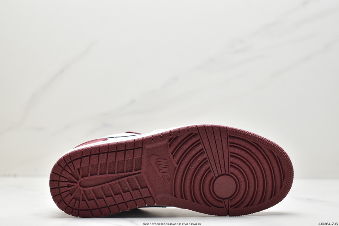130 Air Jordan 1 Low ”Bordeaux” AJ1 乔1波尔多红 低帮篮球鞋 553558-615