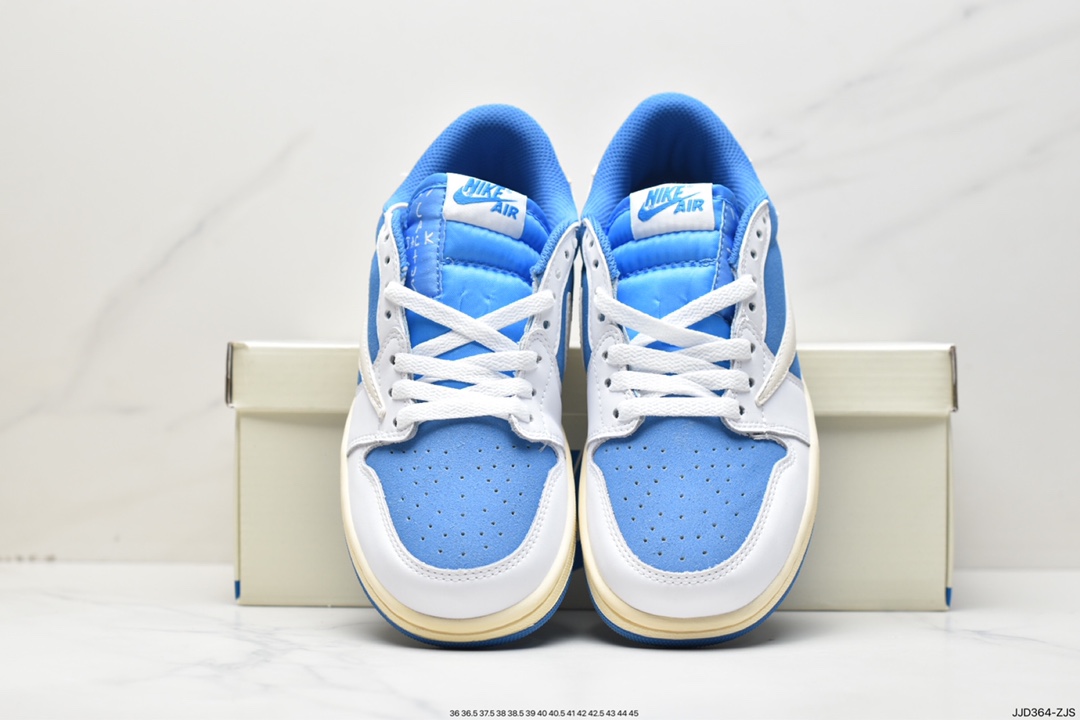 130 乔丹Air Jordan 1 Low 白蓝倒钩 CQ4277-212